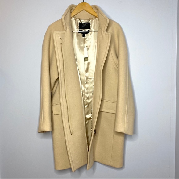 J CREW Stadium Cloth Standing-Collar Coat - Picture 3 of 16